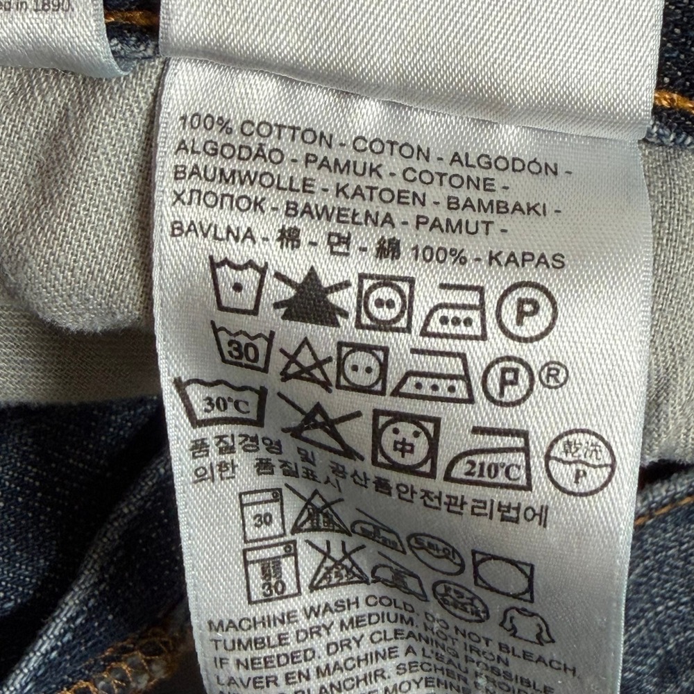 Levi's 550 Relaxed Fit Jeans Men 33x34 Blue Denim Tapered Leg Medium Wash - Picture 8 of 12